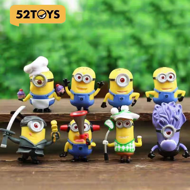 Car Accessories Walmart - 8 adet/1 takım 52TOYS Minionlar Karikatür