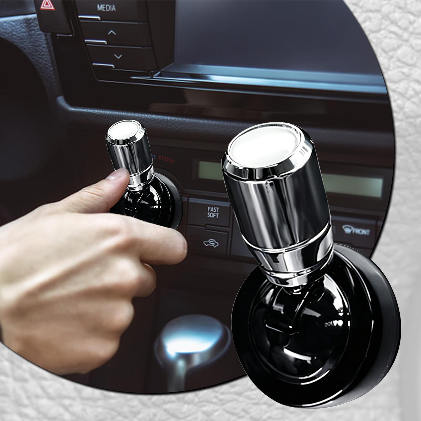 Car Accessories Sticker - Başlatma Düğmesi Kapağı Metal Dekoratif Ateşleme