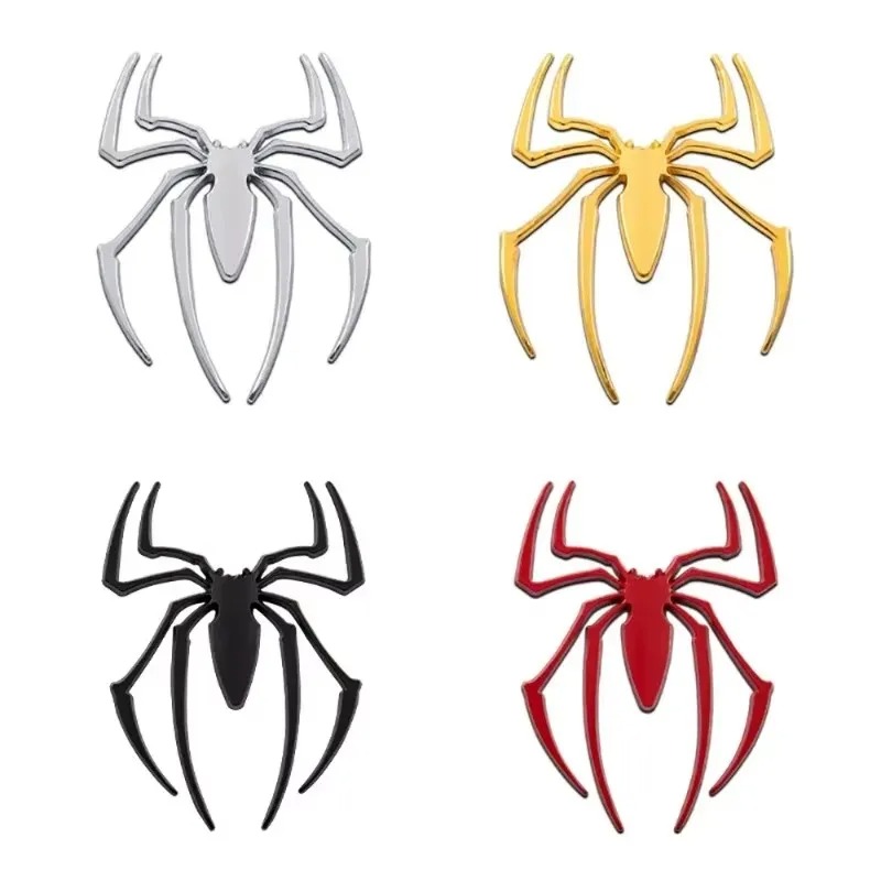 Car Accessories Sticker - 3D metal araba çıkartmaları, örümcek araba