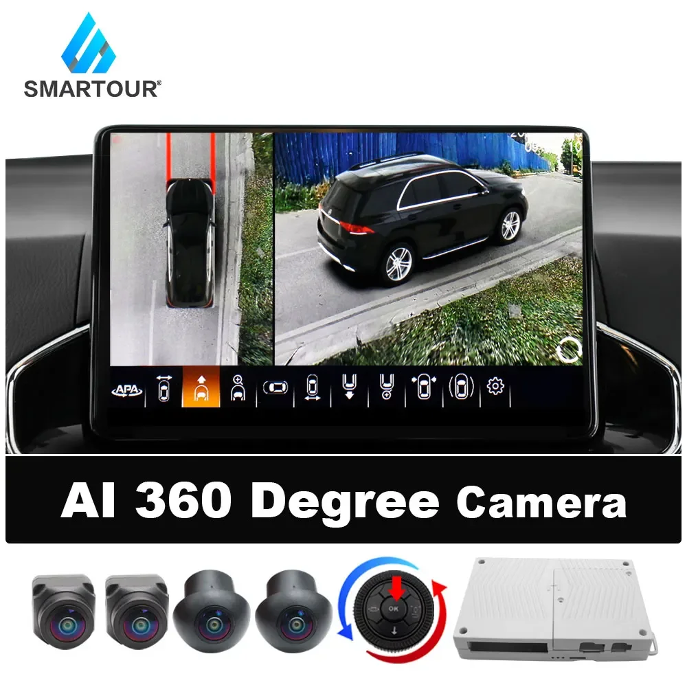 Rear Camera For Car - Smartour 1080P AHD 4K 3D 360