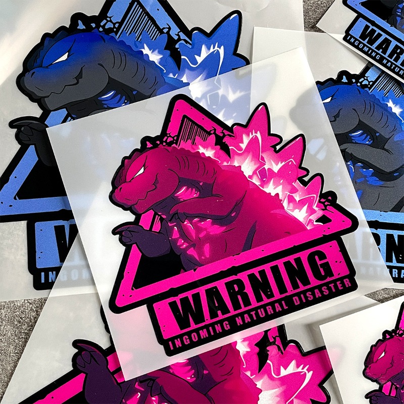 Car Accessories Sticker - Sıcak Satış Araba Çıkartmaları Canavarlar Godzilla