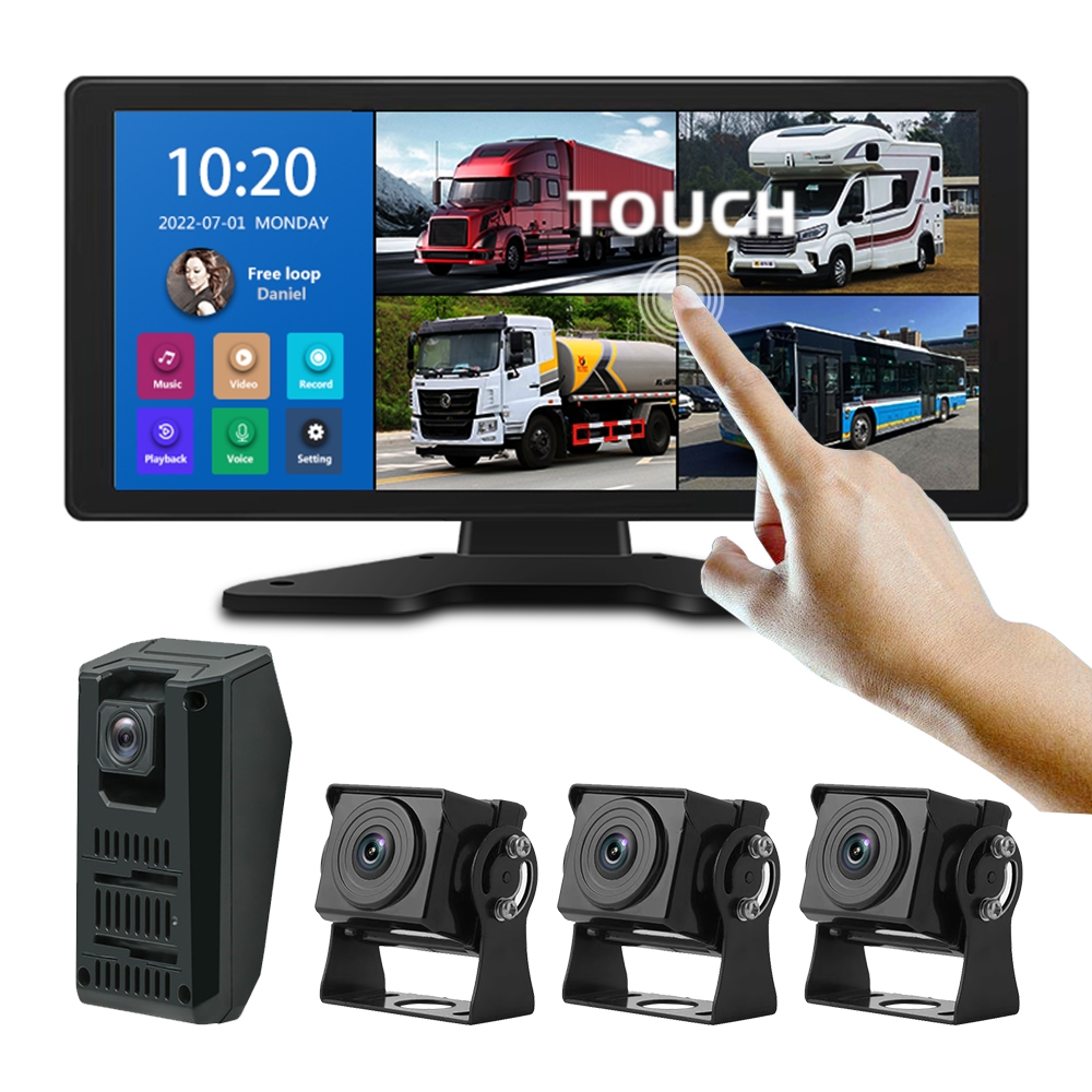 Car Dash Cam - 10 inç 10.36 inç 4K Dokunmatik