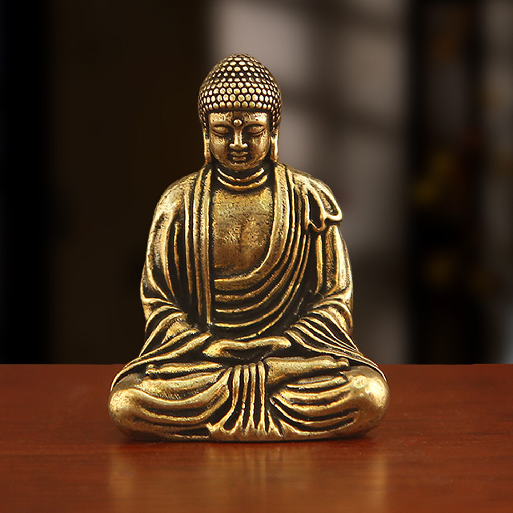 Car Accessories Walmart - Mini Pirinç Tathagata Buda Heykeli Budist