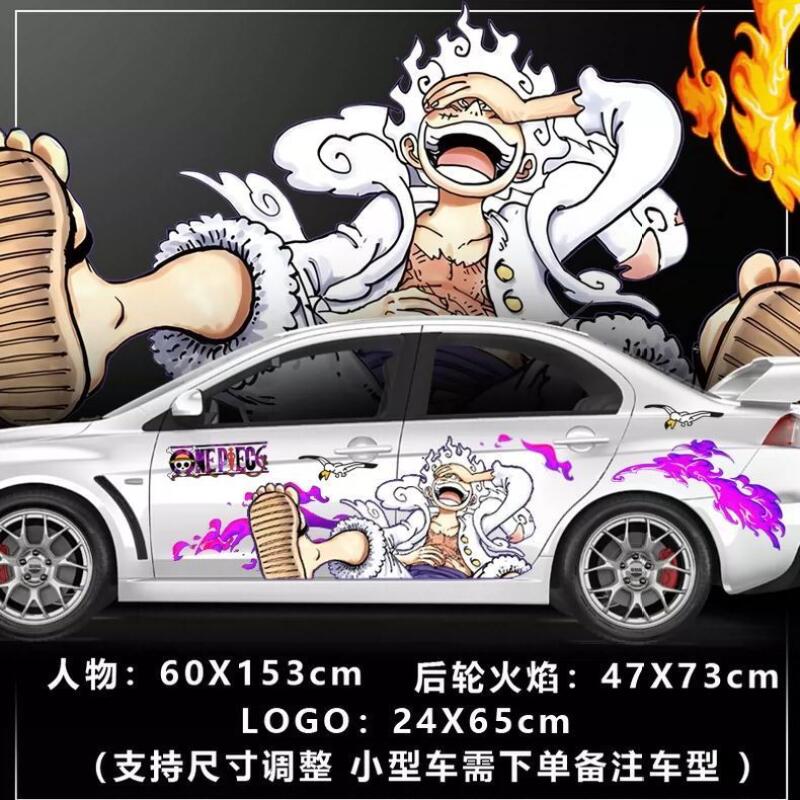 Car Accessories Japanese - Tek Parça Etiket Araba Gövde Dekorasyonu