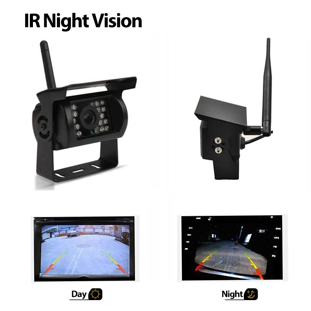 Rear Camera For Car - 7'' Araç Kablosuz Geri Görüş HD