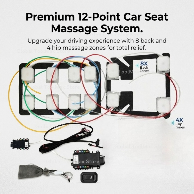 12 Hava Yastıklı Masajlı Araba - Car Accessories Limassol incelemesi ve fiyatı