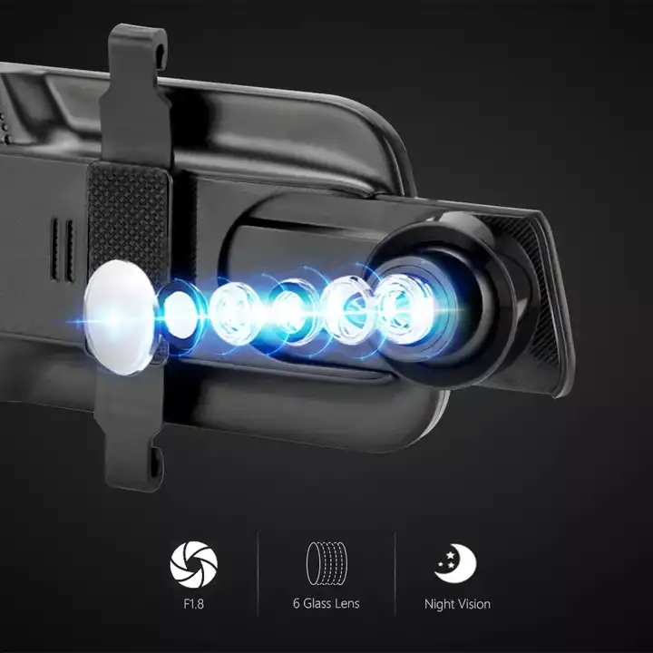 10'' Aynalı Araç Kamerası Gece - Car Dash Cam incelemesi ve fiyatı