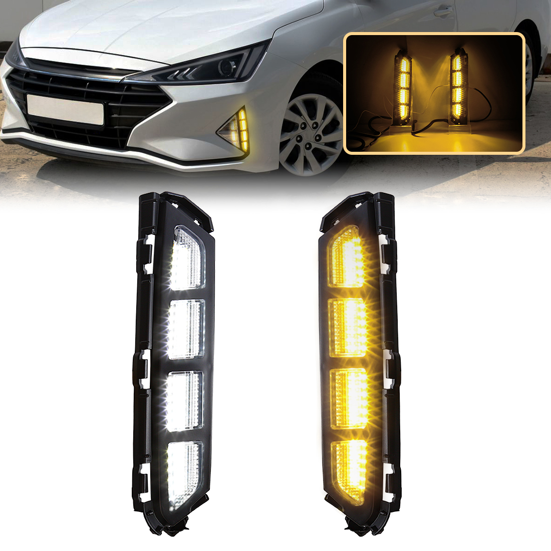 2 adet LED sis lambası Hyundai - Car Accessories For Road Trip incelemesi ve fiyatı
