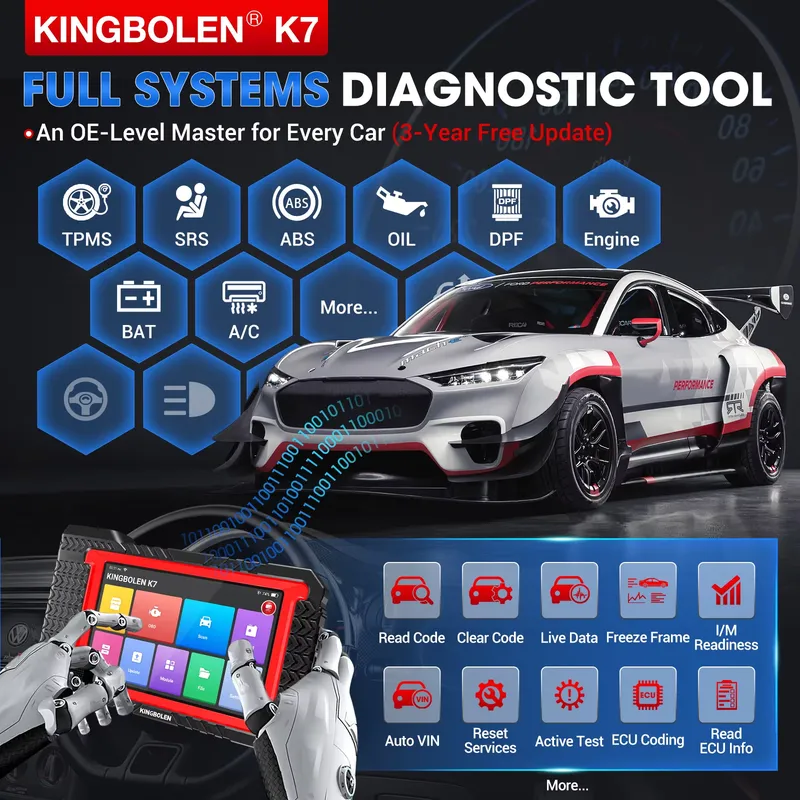 Kingbolen K7 Otomotiv Tarayıcı - Obd2 Scanner incelemesi ve fiyatı