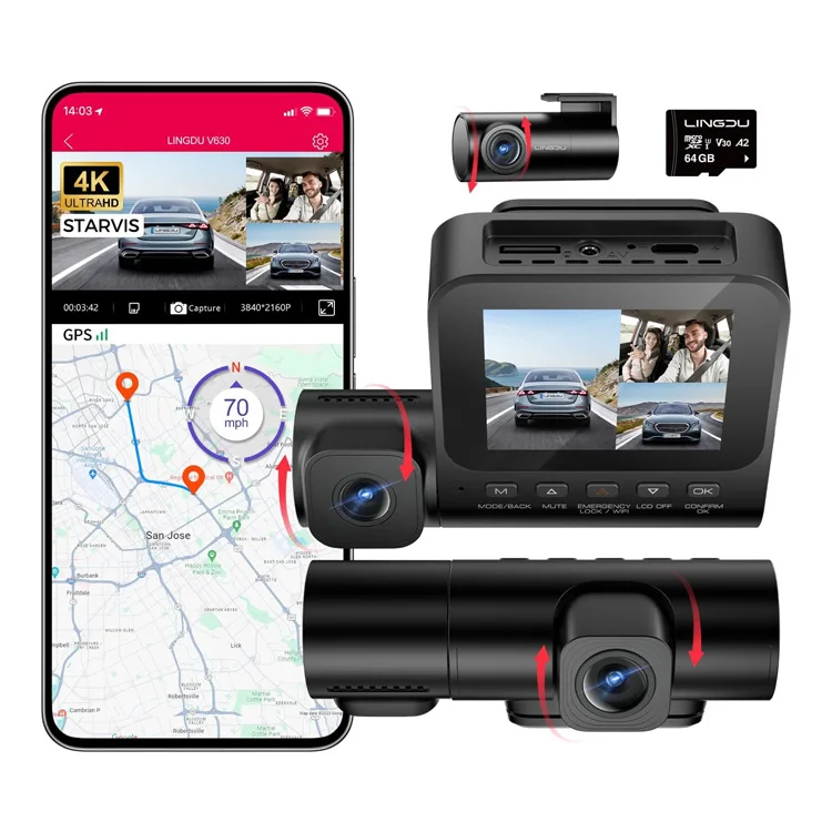 LINGDU V630 4K 2.4'' Ekran Wif - Car Dash Cam incelemesi ve fiyatı