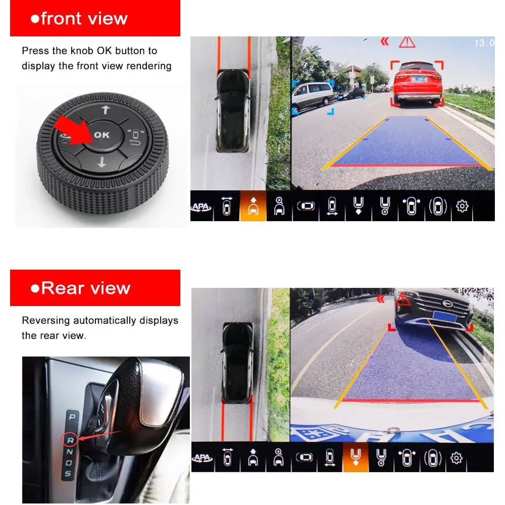 Smartour 1080P AHD 4K 3D 360 a - Rear Camera For Car incelemesi ve fiyatı