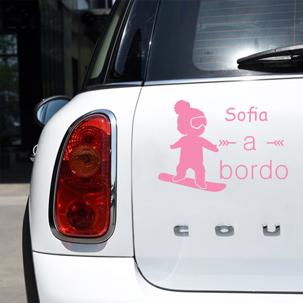 1 adet Vinil bebek bordo renkl - Car Accessories Sticker incelemesi ve fiyatı