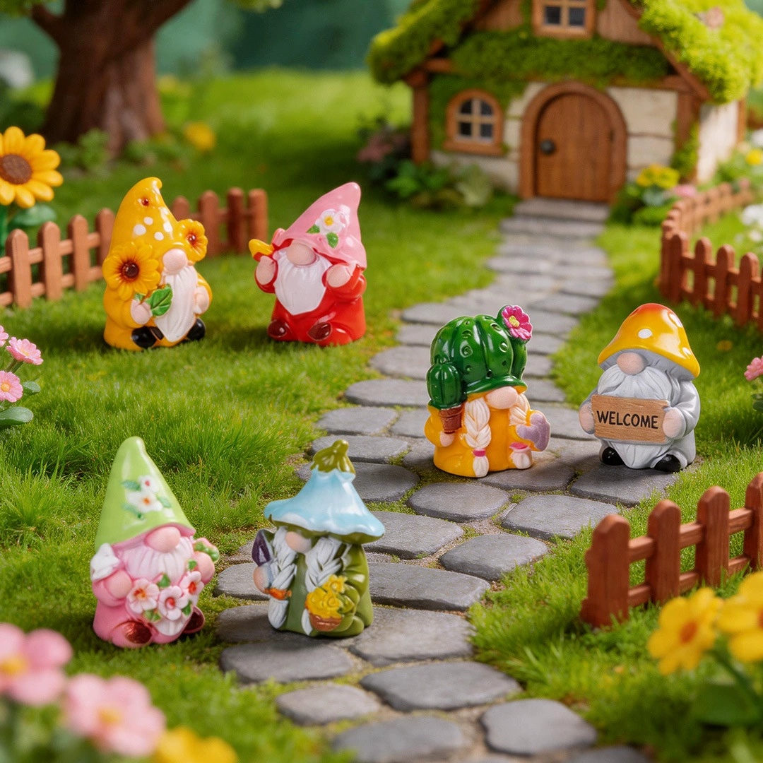 Mini 6 Adet Gnome Figürleri Re - Car Accessories Walmart incelemesi ve fiyatı