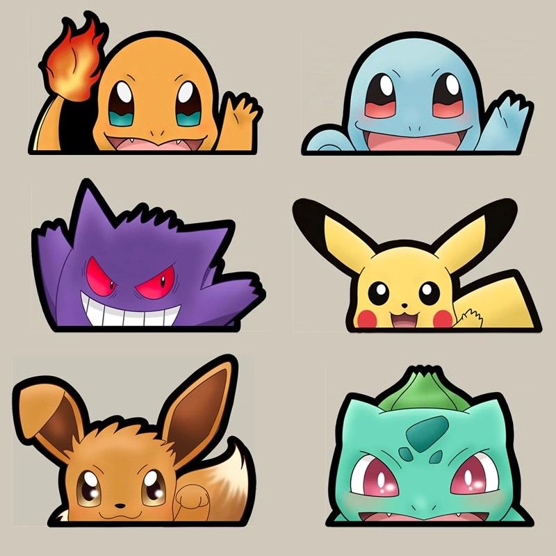 Pokémon araba camı çıkartması, - Car Accessories Sticker incelemesi ve fiyatı
