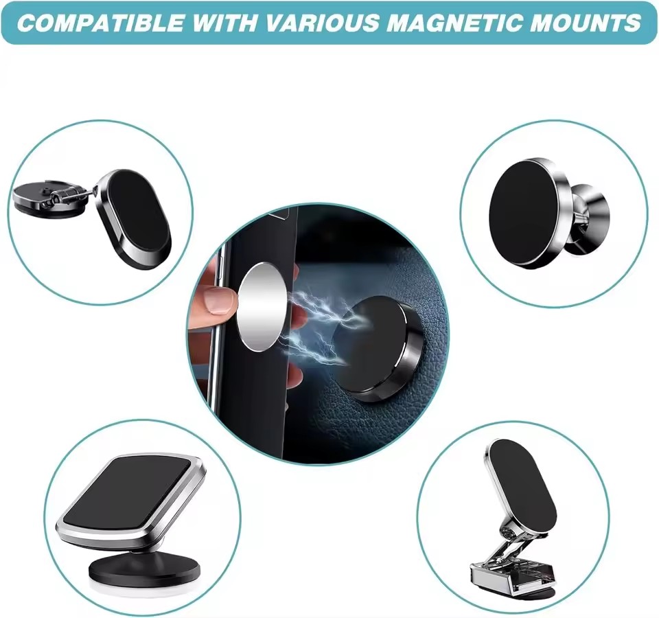 50/1 adet Metal plaka disk mık - Car Accessories Sticker incelemesi ve fiyatı