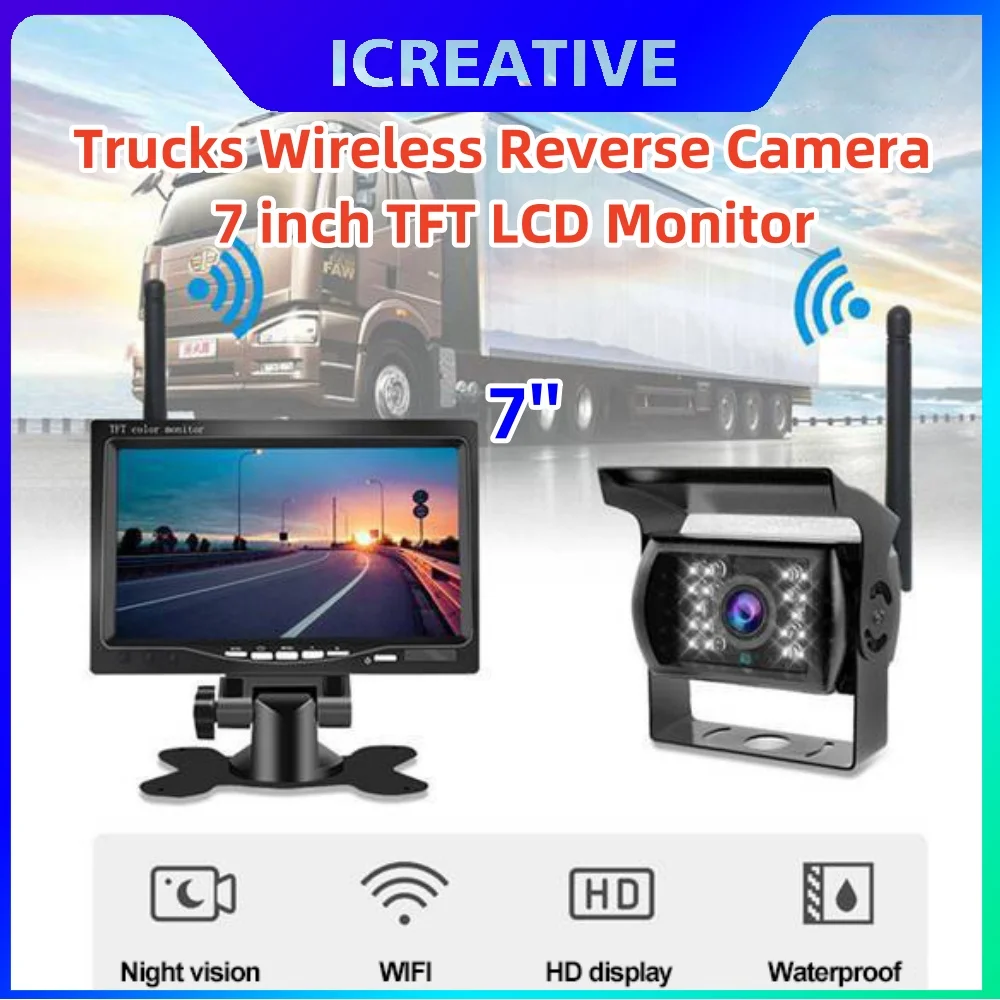 7'' Araç Kablosuz Geri Görüş H - Rear Camera For Car incelemesi ve fiyatı