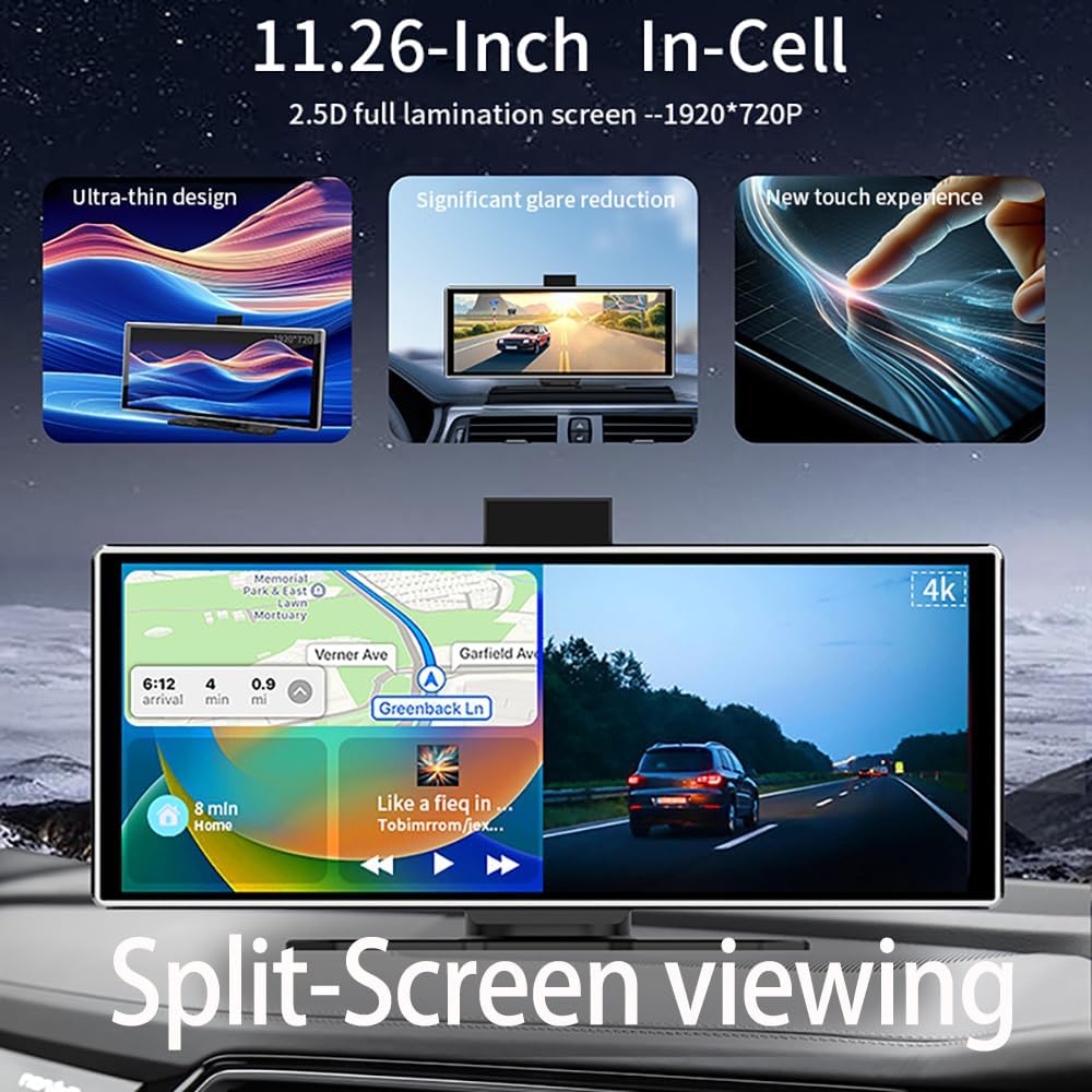 11.26 inç 4K Araç Kamerası Kab - Car Dash Cam incelemesi ve fiyatı